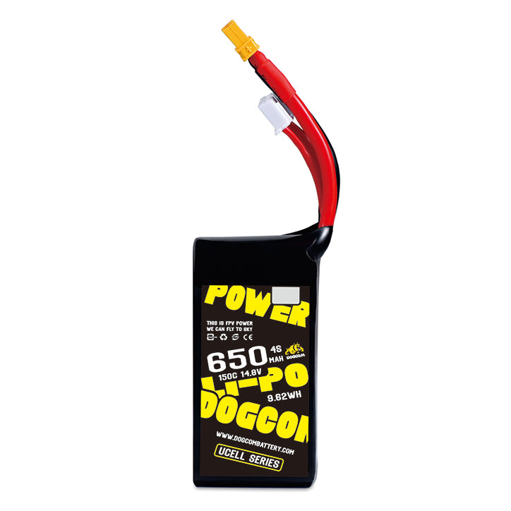 Baterija DOGCOM 650 mAh 4S 14,8 V 150C LiPo XT30 řada UCELL