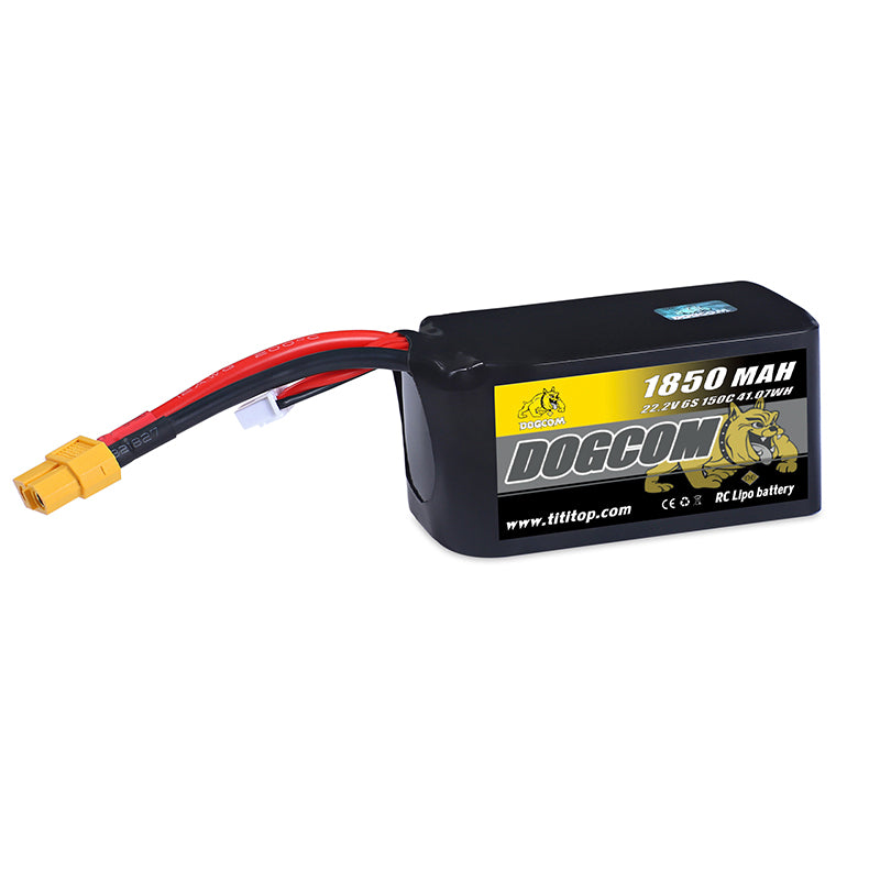 Baterija DOGCOM 1850 mAh 6S 22,2 V 150C LiPo XT60