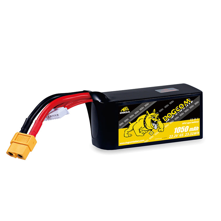 Baterija DOGCOM 1050 mAh 6S 22,2 V 160C LiPo XT60