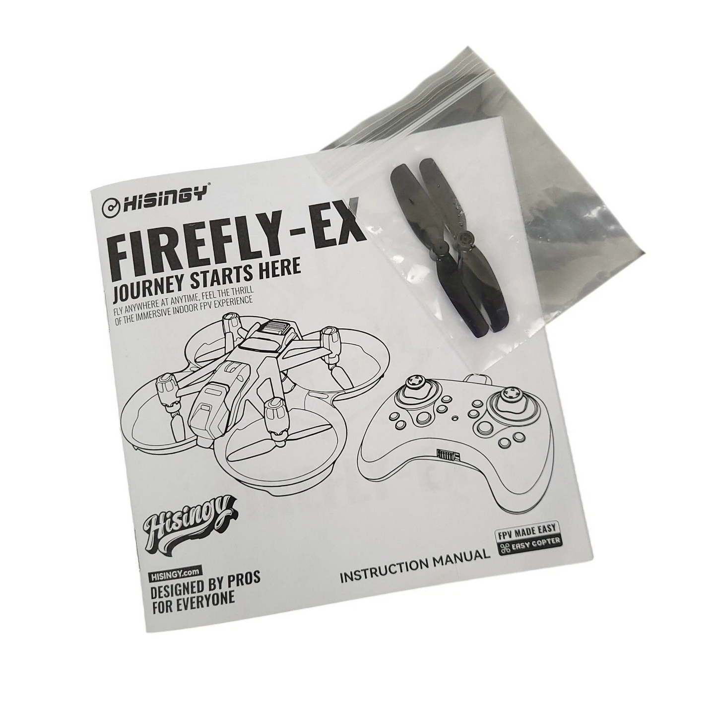 FPV dronas HISINGY FIREFLY EX Combo