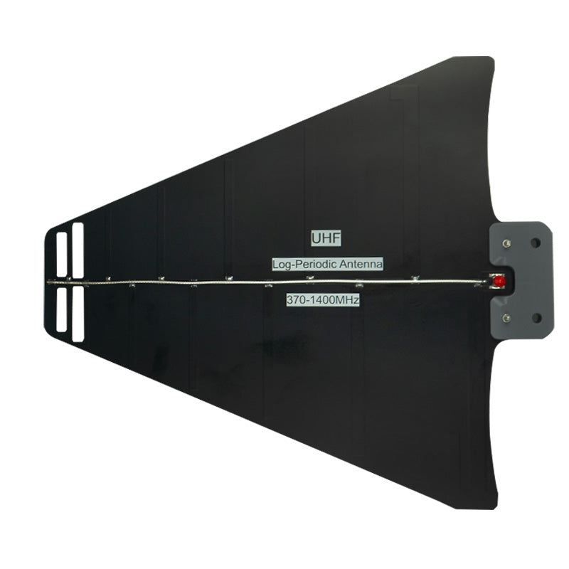 Belaidė klevo antena UHF logaritminiu periodiniu SMA kištuku (370–1400 MHz)