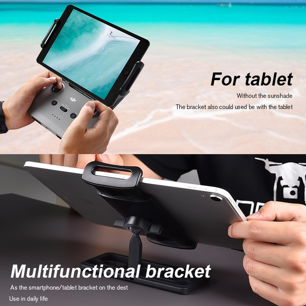 6444 4 tablet stand sunshade startrc for dji mavic series remote controller