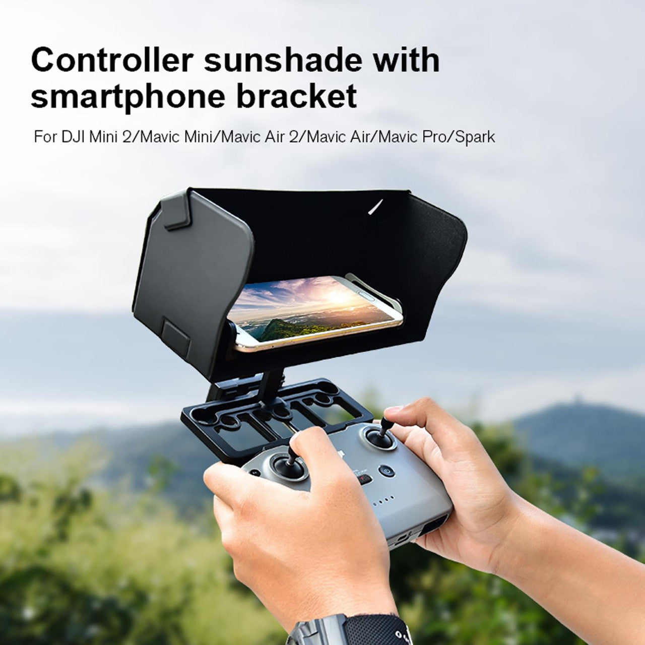 6444 6 tablet stand sunshade startrc for dji mavic series remote controller