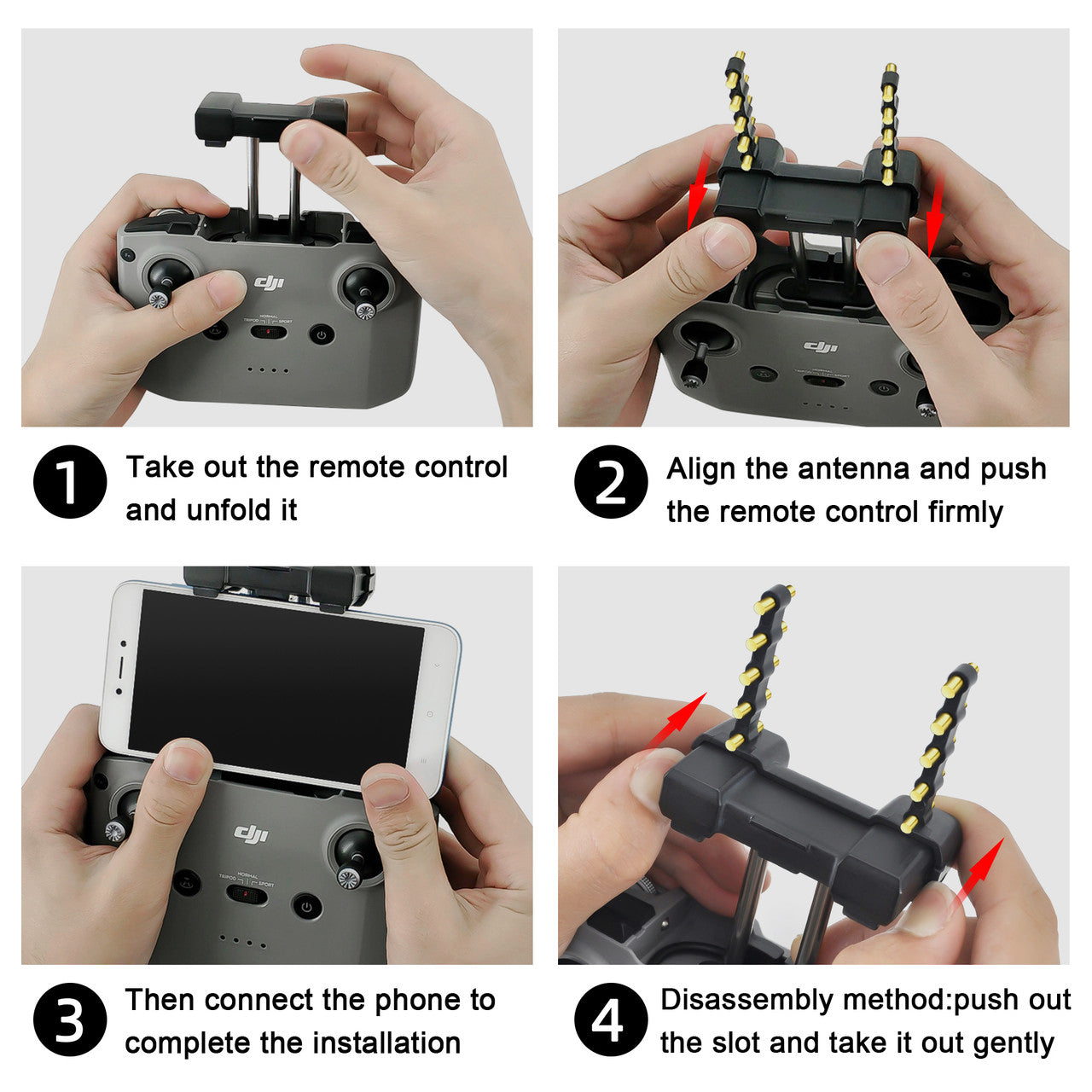 6477 7 antenna signal booster yagi uda startrc 5 8ghz for dji rc n1 remote controller