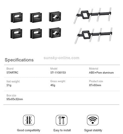 6483 9 antenna signal booster yagi uda startrc universal 2 4ghz