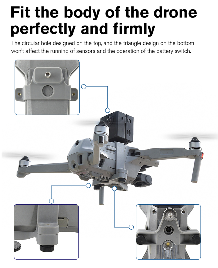6867 1 camera mount startrc for dji air 2 2s