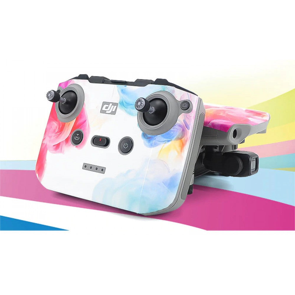 6882 1 body remote controller stikers startrc for dji mavic air 2 ink painting clouds