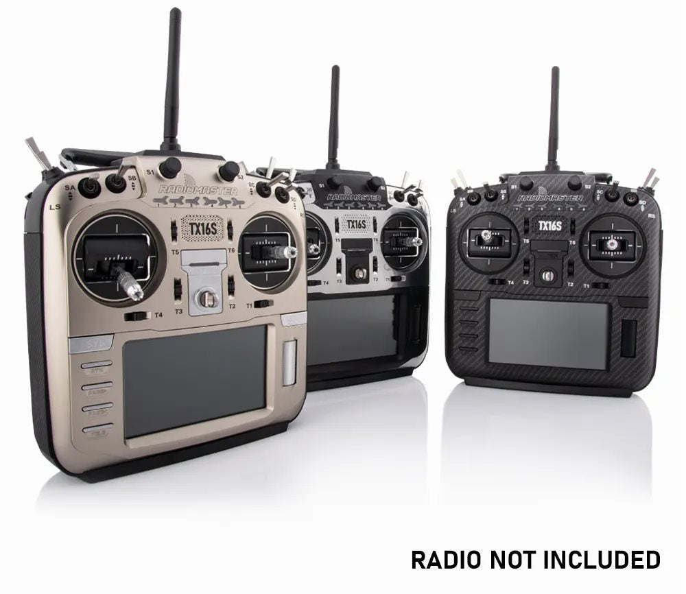 8166 faceplate set radiomaster tx16s silver