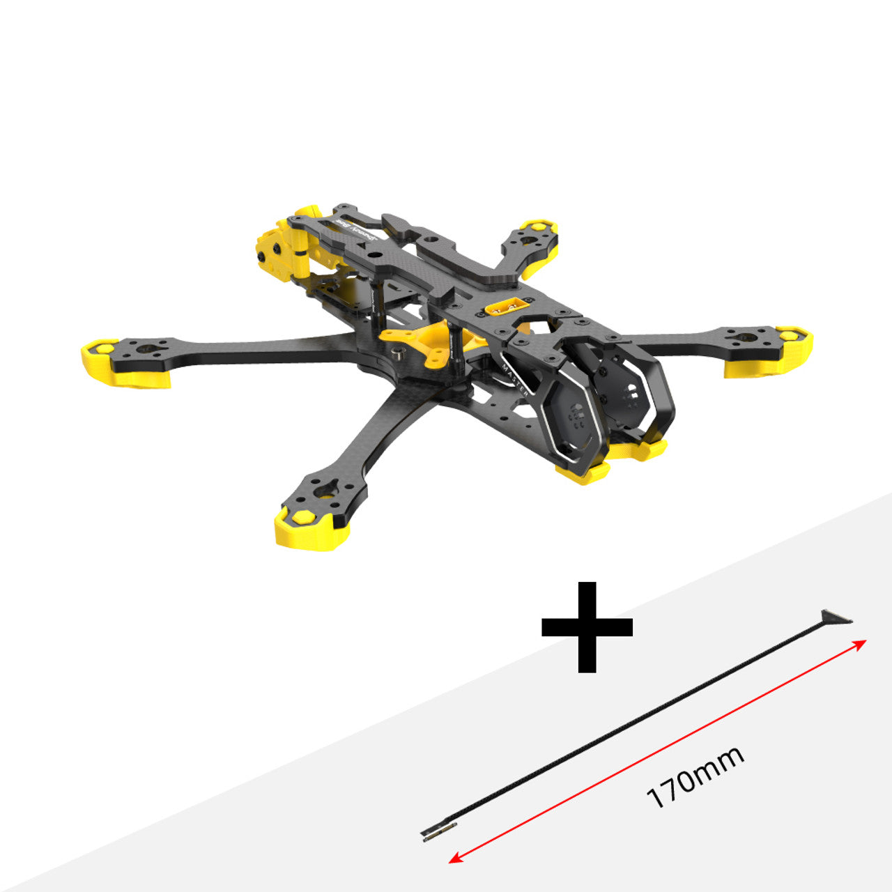 8418 2 frame speedybee master 5 hd yellow with 170mm cable for dji o3