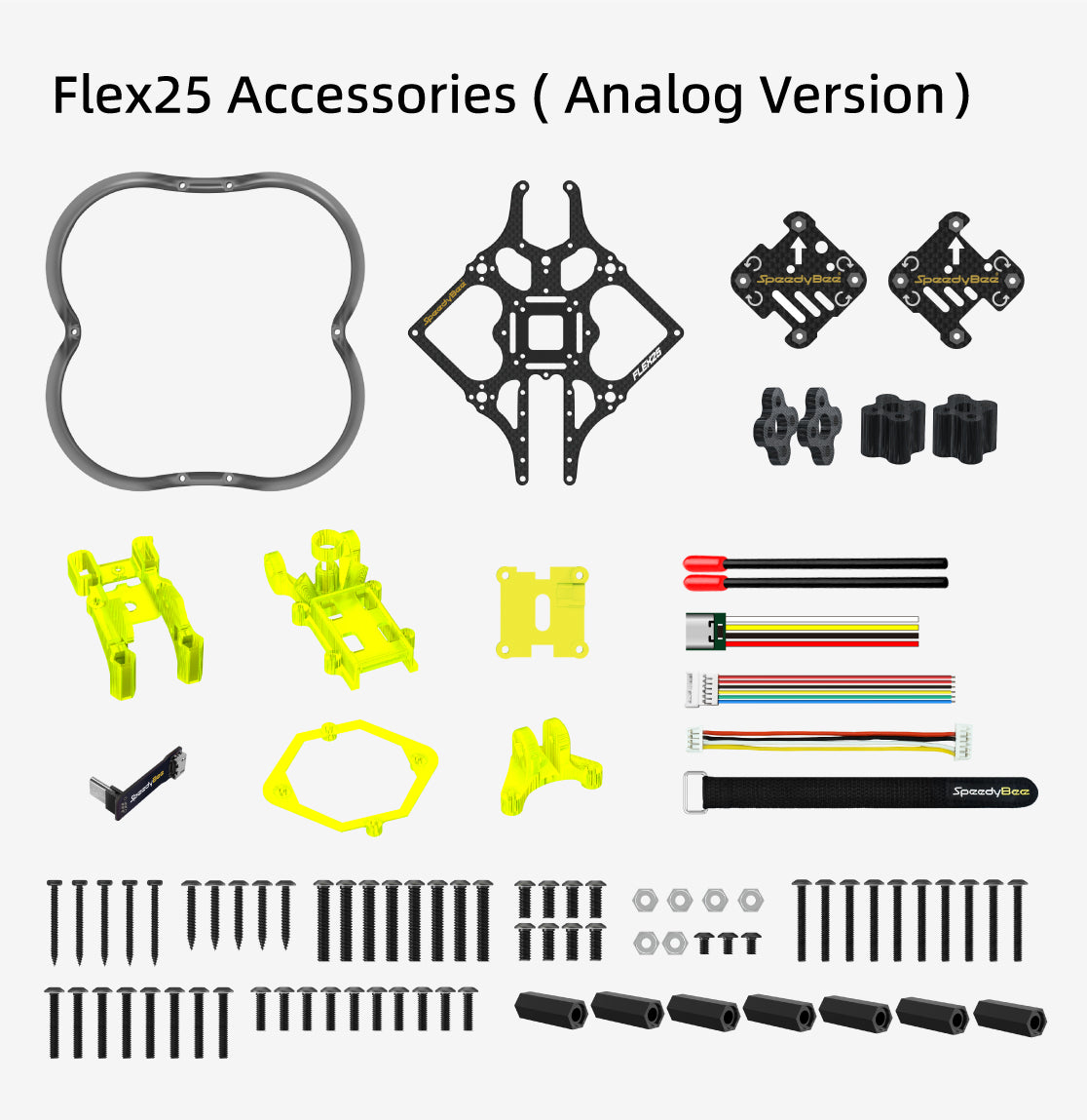 8433 9 frame speedybee flex25 2 5 inch analog version