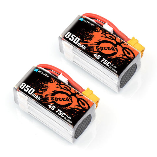 8616 battery betafpv lipo 4s 14 8v 850mah 75c xt60 2 pcs