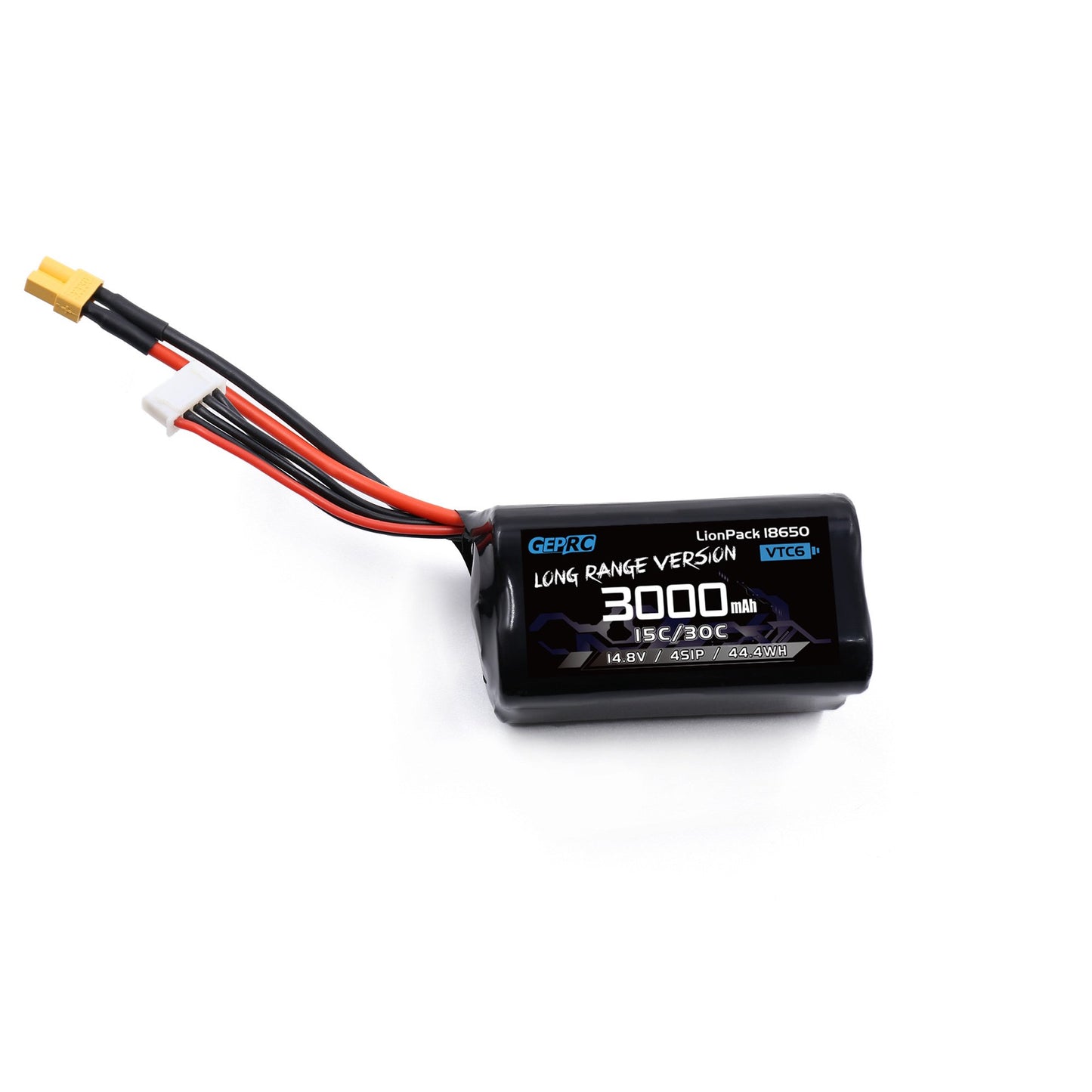 885 battery geprc vtc6 18650 li ion 4s1p 14 8v 3000mah xt30