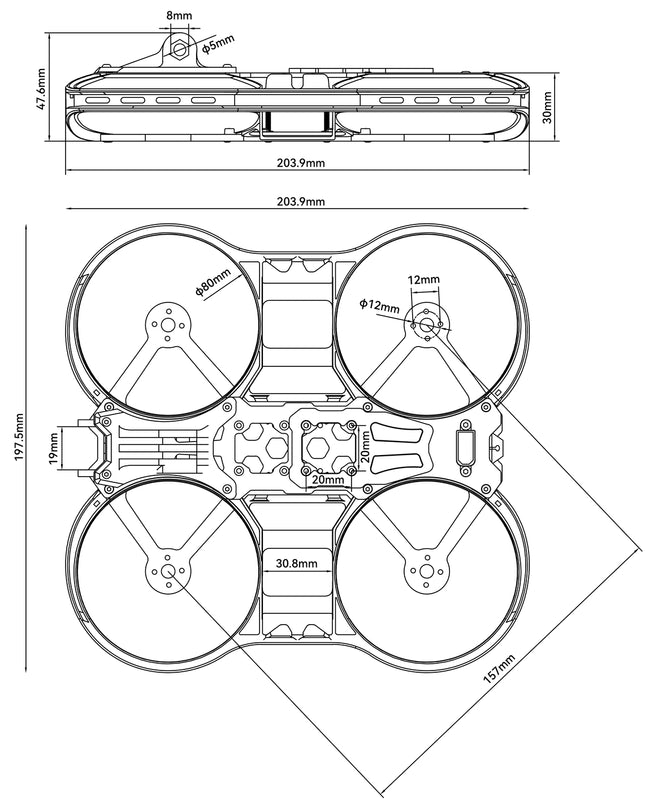 8994 7 frame betafpv pavo30 pro