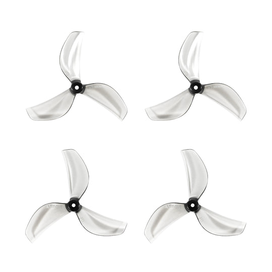 9300 2 propellers gemfan 45mm 3 blade 1 5mm shaft grey 4pcs