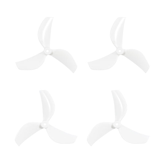 9309 2 propellers gemfan 45mm 3 blade 1 5mm shaft white 4pcs