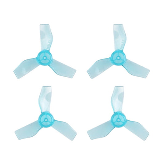 9351 1 propellers gemfan 31mm 3 blade for 65mm frame 1 0mm shaft clear blue 4pcs
