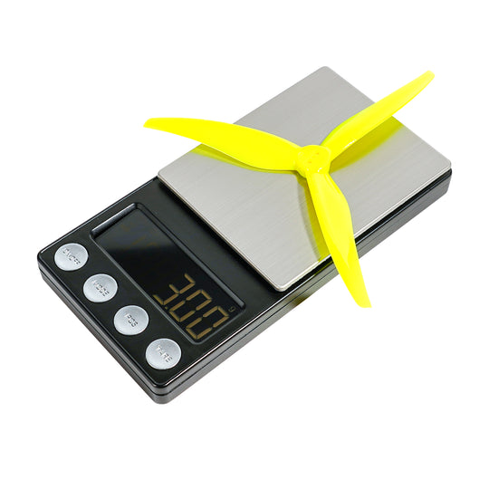 9387 3 propellers gemfan 5125 3 blade 5mm 1 5mm shaft yellow