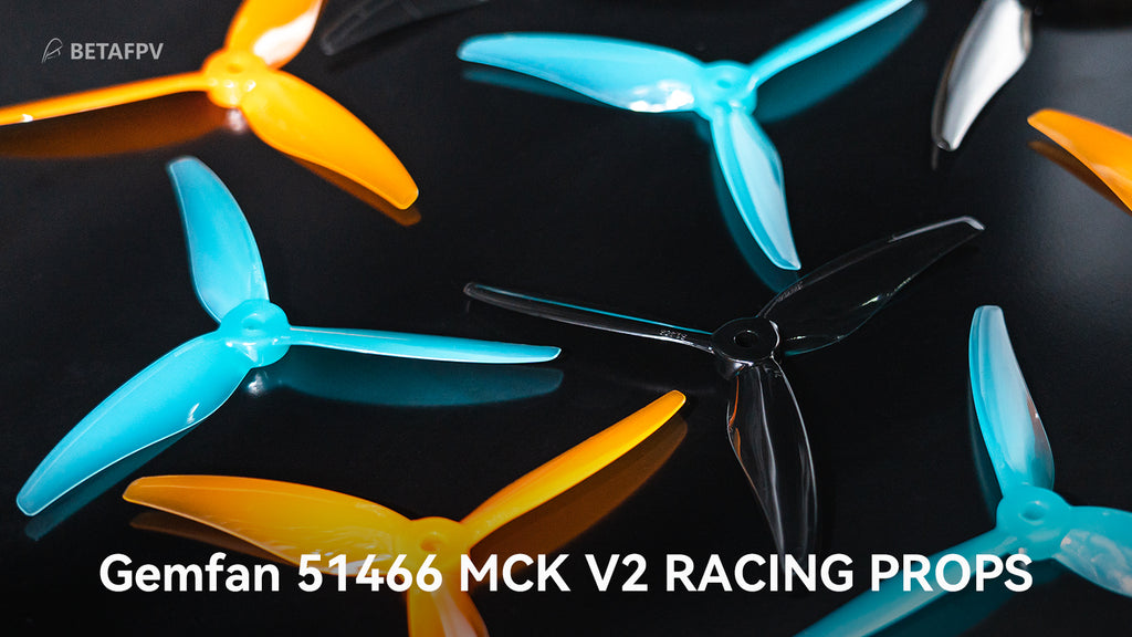 9447 3 propellers gemfan 51466 mck v2 3 blade 5mm shaft blue