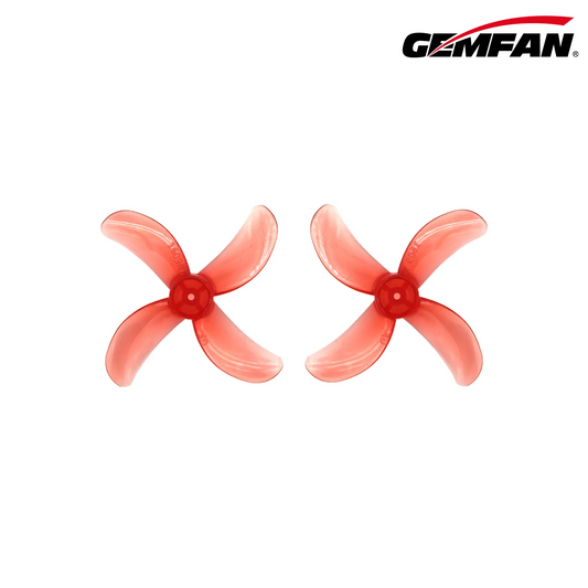10584 2 propellers gemfan 1609 4 40mm pc durable 1mm clear red 4ccw 4cw