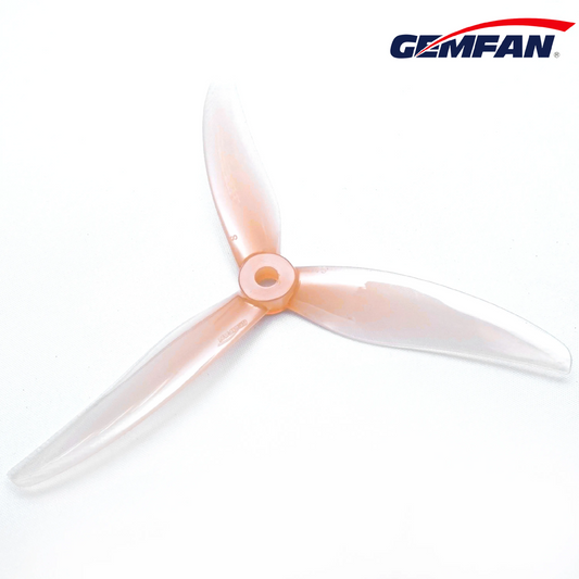 11052 2 propellers gemfan freestyle3s pc durable 5 1x3x3 peach pink 2ccw 2cw