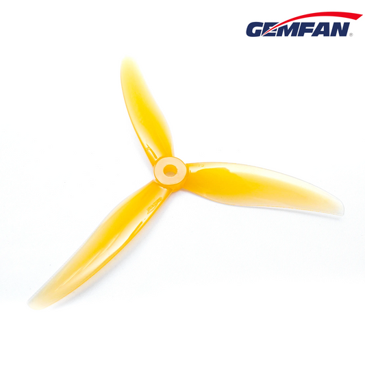 11055 2 propellers gemfan freestyle3s pc durable 5 1x3x3 mango yellow 2ccw 2cw