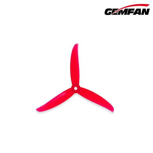 11112 2 propellers gemfan vannystyle 5136 3 pc durable translucent red 2ccw 2cw