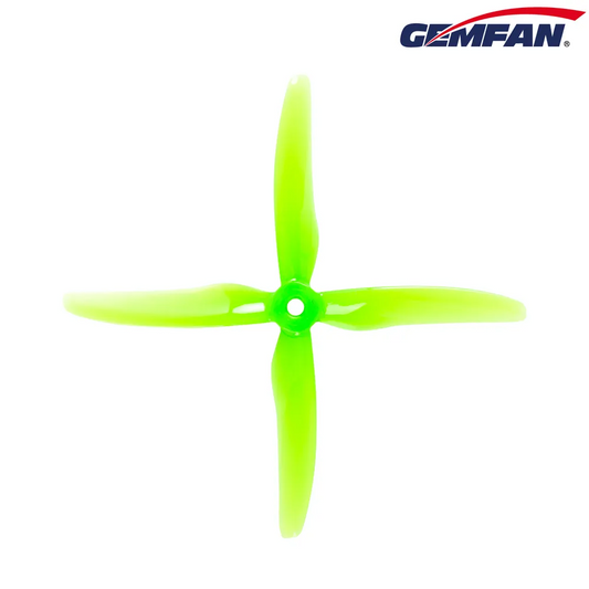 11142 3 propellers gemfan hurricane 51455 4 x props pc durable 4 blade popo green 2ccw 2cw