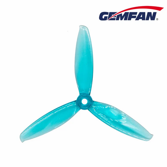 11334 1 propellers gemfan windancer 5043 3 pc durable clear blue 2ccw 2cw