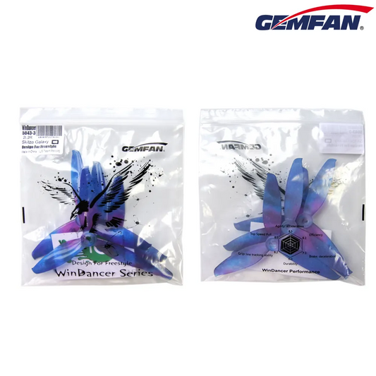 11349 1 propellers gemfan windancer 5043 3 pc durable skitzo galaxy 2ccw 2cw