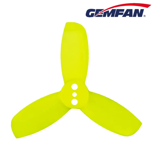 11376 1 propellers gemfan hulkie 1940 3 pc durable t mount lemon yellow 4ccw 4cw