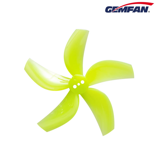 Propelleriai Gemfan Ducted D63-5 (2,5 colio) PC T formos jungtis 1,5 mm - geltoni - (4 prieš laikrodžio rodyklę + 4 pagal laikrodžio rodyklę)