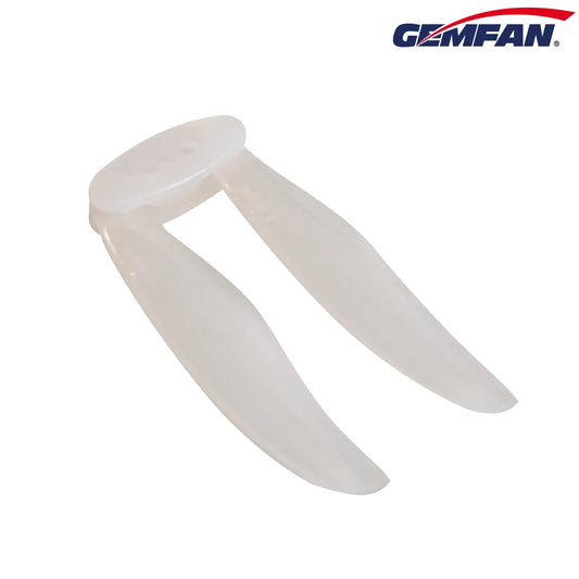 11955 2 propellers gemfan f4019 2 floppy proppy t mount milk white 2ccw 2cw