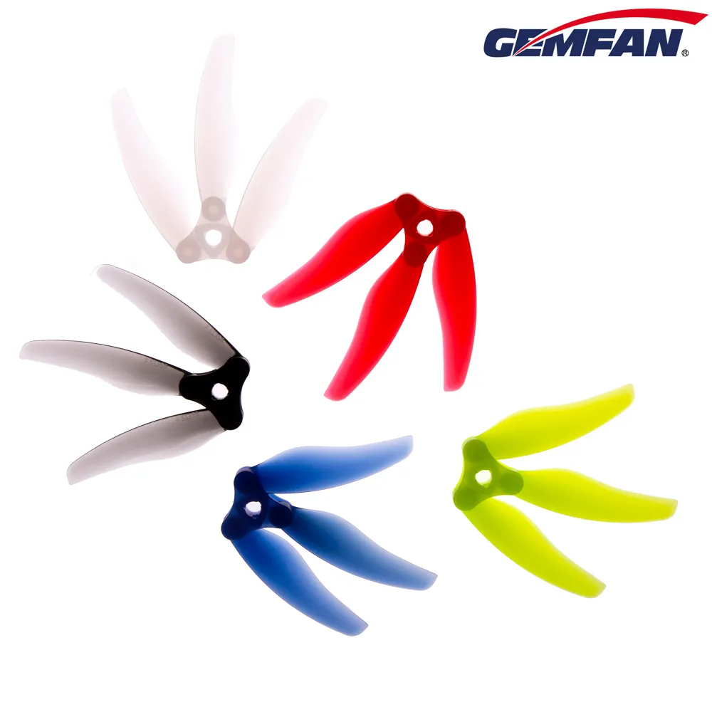 11985 5 propellers gemfan f5135 3 floppy proppy clear black 2ccw 2cw