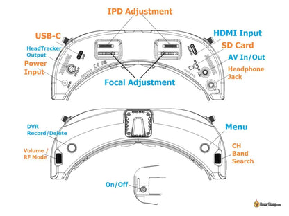 12312 3 goggles skyzone sky04x v2 silver