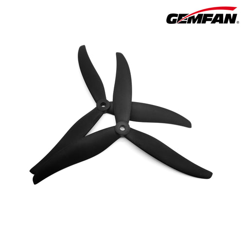 Propellers Gemfan 7037GN 3-Blade 7'' Black (2CCW+2CW)