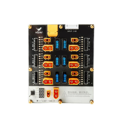 Įkrovimo prailginimo plokštė HGLRC Thor 6 prievadų Lipo Battery Balance Pro