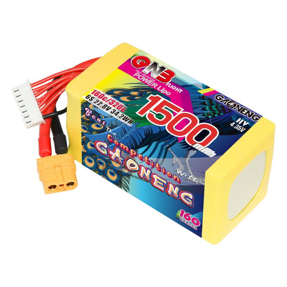 Akumuliatorius GNB GAONENG 1500mah 6S1P 22.8V HV 160C XH-JST 7P XT60 