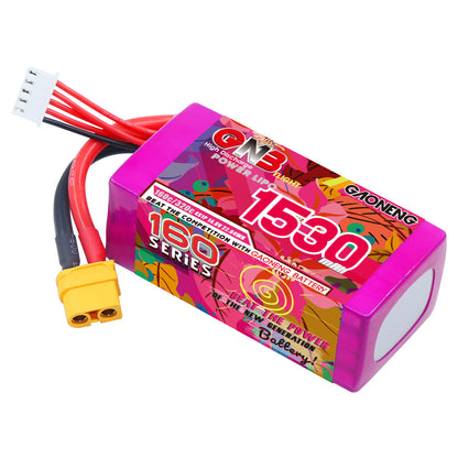 Akumuliatorius GNB GAONENG 1530mah 4S1P 14.8V 160C XH-JST 5P XT60 