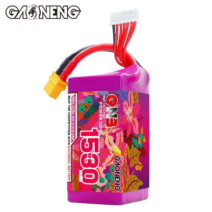 Akumuliatorius GNB GAONENG 1530mah 6S1P 22.2V 160C XH-JST 7P XT60 
