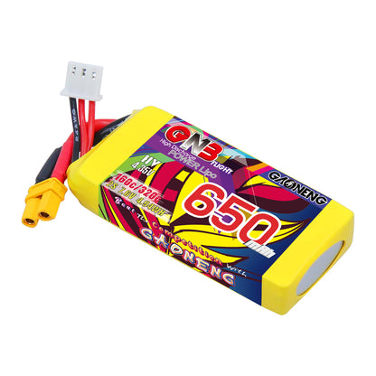 Akumuliatorius GNB GAONENG 650mah 2S1P 7.6V HV 160C XH-JST 3P XT30 