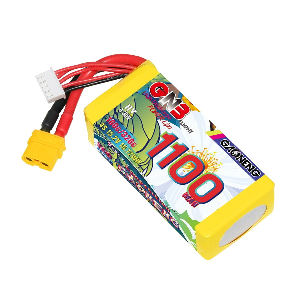 Akumuliatorius GNB GAONENG 1100mah 4S1P 15.2V HV 160C XH-JST 5P XT60 