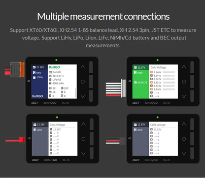 BG 8S Battery Meter LCD Display Digital Battery Capacity Balance Checker for LiPo Batteries ISDT 1676277670