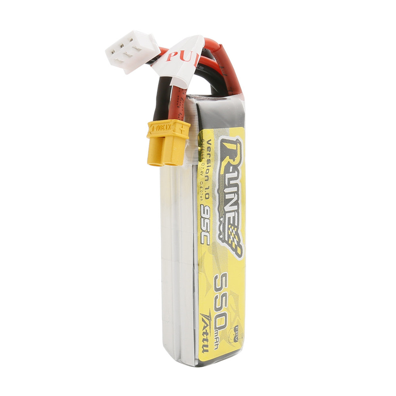 Akumuliatorius Tattu R-Line LiPo 2S 7.4V 550mAh 95C XT30