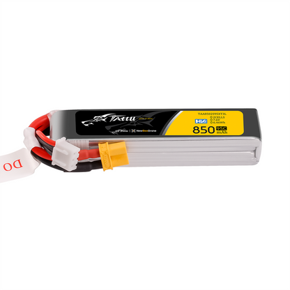 Akumuliatorius Tattu LiPo 2S 7.6V 850mAh 95C XT30 Long Pack
