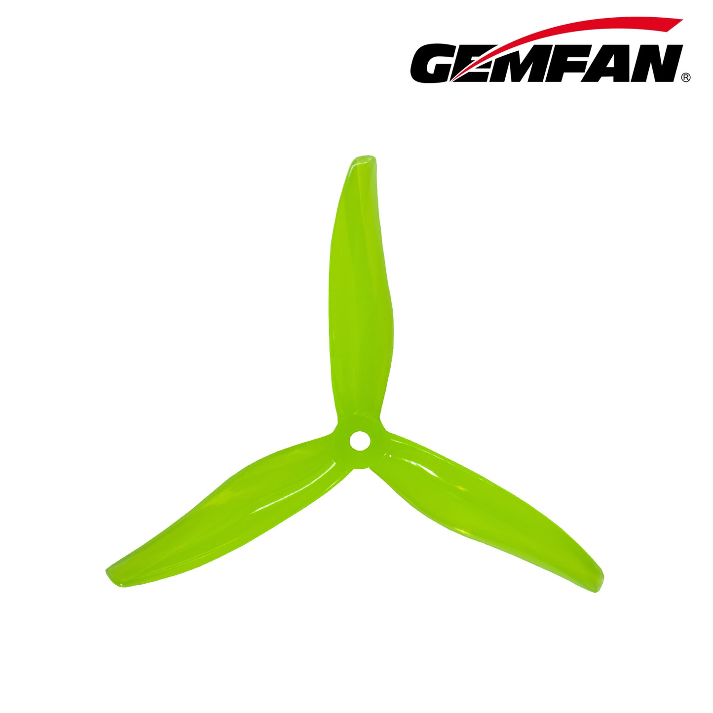 Propeleris Gemfan Hurricane MAX 51377 3 menčių 5.1'' neoninės geltonos spalvos (2 pagal laikrodžio rodyklę + 2 prieš laikrodžio rodyklę) 