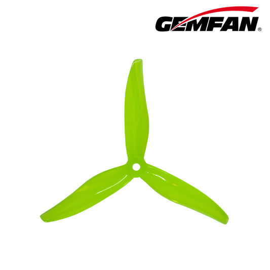 Propeleris Gemfan Hurricane MAX 51377 3 menčių 5.1'' neoninės geltonos spalvos (2 pagal laikrodžio rodyklę + 2 prieš laikrodžio rodyklę) 