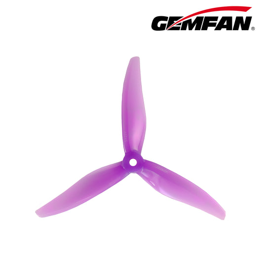 Propeleris Gemfan Hurricane MAX 51377 3 menčių 5.1'' violetinis (2 pagal laikrodžio rodyklę + 2 prieš laikrodžio rodyklę) 