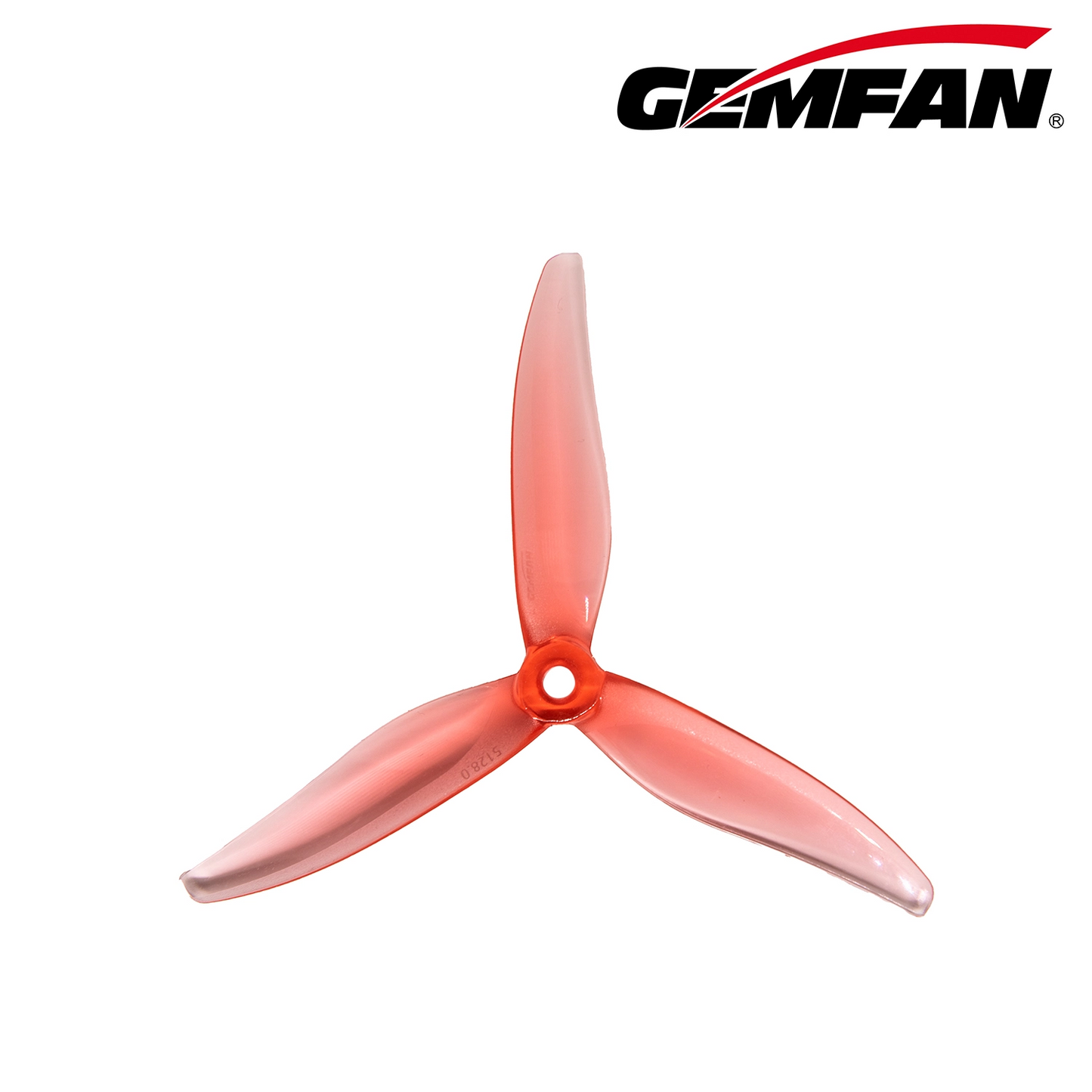Propeleris Gemfan FURY 5128.0 3 menčių 5.1'' rožinis (2 pagal laikrodžio rodyklę + 2 prieš laikrodžio rodyklę) 