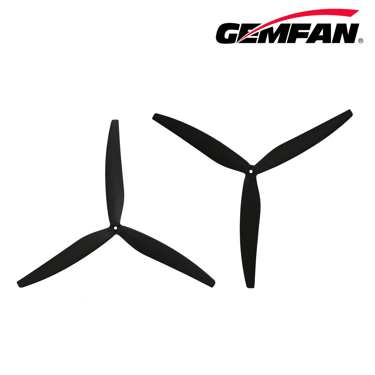 Propeleris Gemfan 1507 3 menčių 15'' juodas (2 pagal laikrodžio rodyklę + 2 prieš laikrodžio rodyklę)