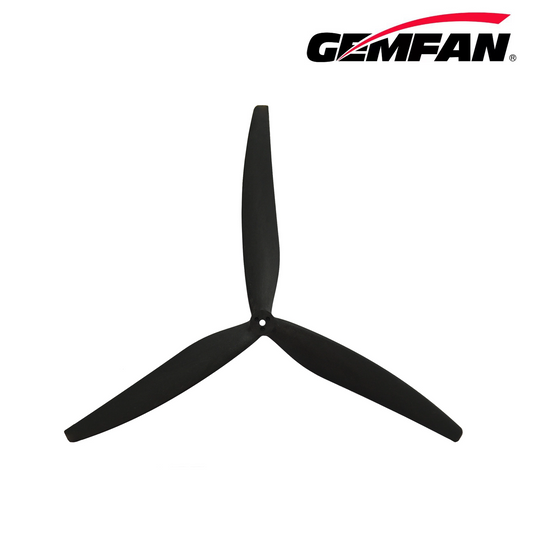 Propeleris Gemfan 1507 3 menčių 15'' juodas (2 pagal laikrodžio rodyklę + 2 prieš laikrodžio rodyklę)